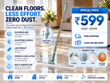 Magic broom silicone floor wiper