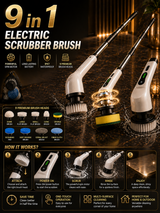 9 in 1 Electric Spin Scrubber