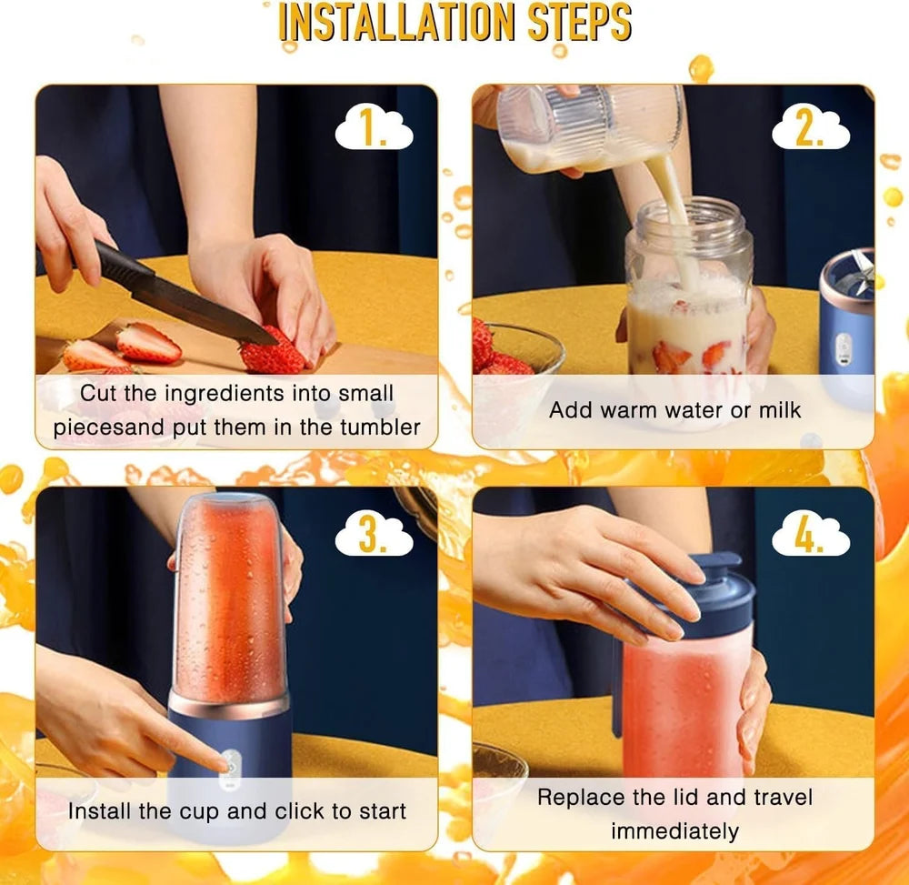 Portable Blender Electric Juicer